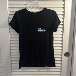 Recycled Karma "The Police" T- Size Small